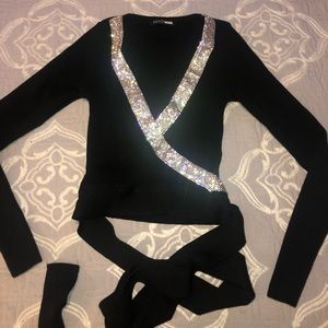 Fashion Nova rhinestone sweater